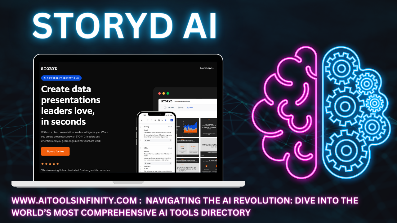 "Image: Unleash Creativity with AI-Powered Presentations Using STORYD. Elevate your data presentations with AI-generated, engaging content that captivates your audience."