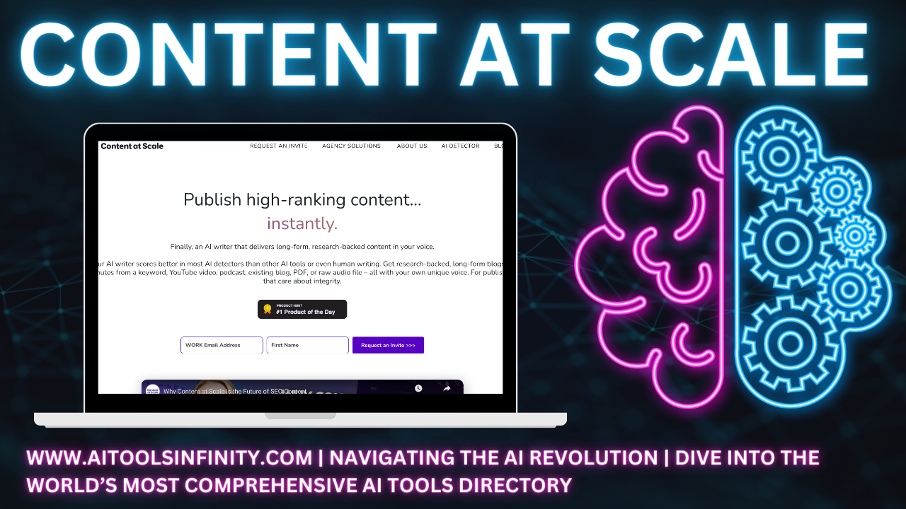 Discover the power of automated, quality assured content creation with Content At Scale. Empower your business with smart, simple, and easy-to-understand AI powered content, designed to boost your online visibility and scale your operations without compromises.