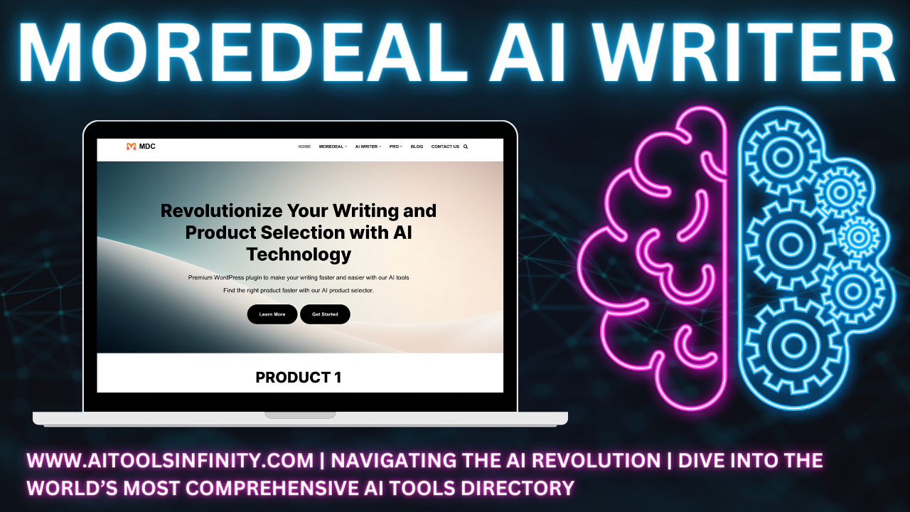 Experience a revolution in content creation with Moredeal AI Writer. Harness the power of AI and big data and streamline your writing process, all while enjoying customization options and possible revenue gains.