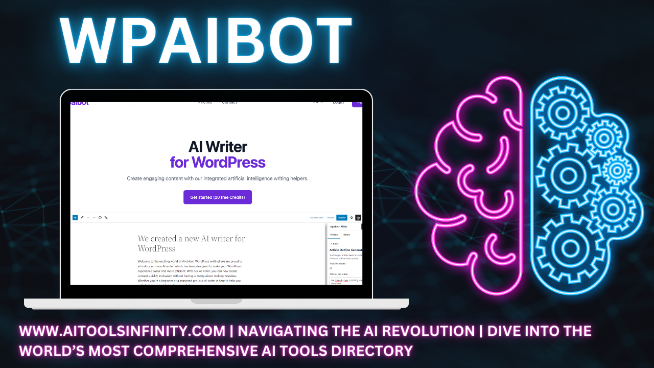 Experience effortless content creation with Wpaibot. Built for WordPress, it seamlessly generates high-quality multilingual content in minutes. Streamline your workflow and expand your reach with Wpaibot