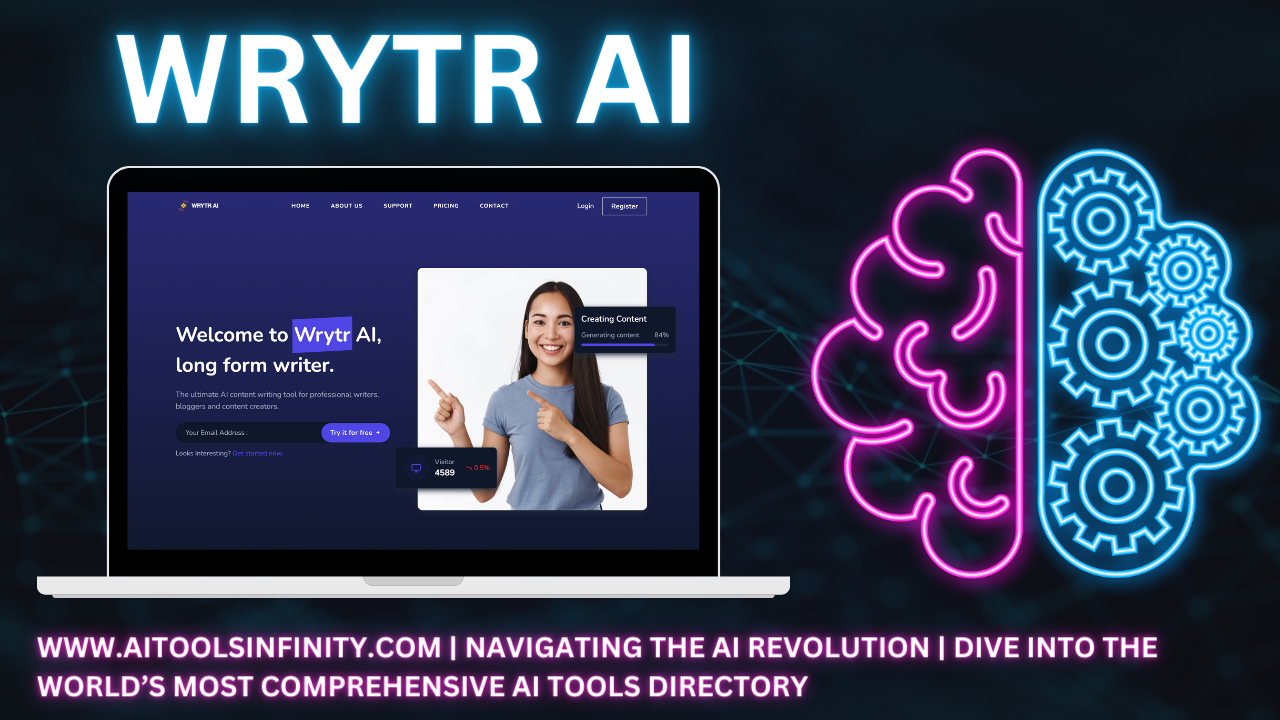 Improve Your Writing Efficiency by 60% with Wrytr AI - An AI writing Tool Designed for Professional Writers