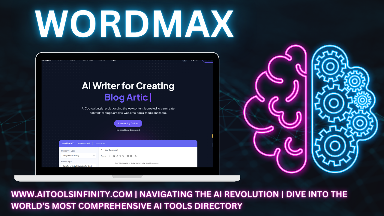Wordmax - Review and Features | AIToolsInfinity